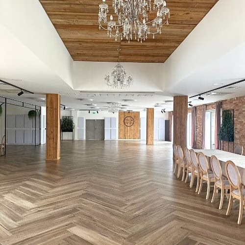 Parkiet taneczny 130 m² w sali weselnej Villa Mamma Warszawa i okolice