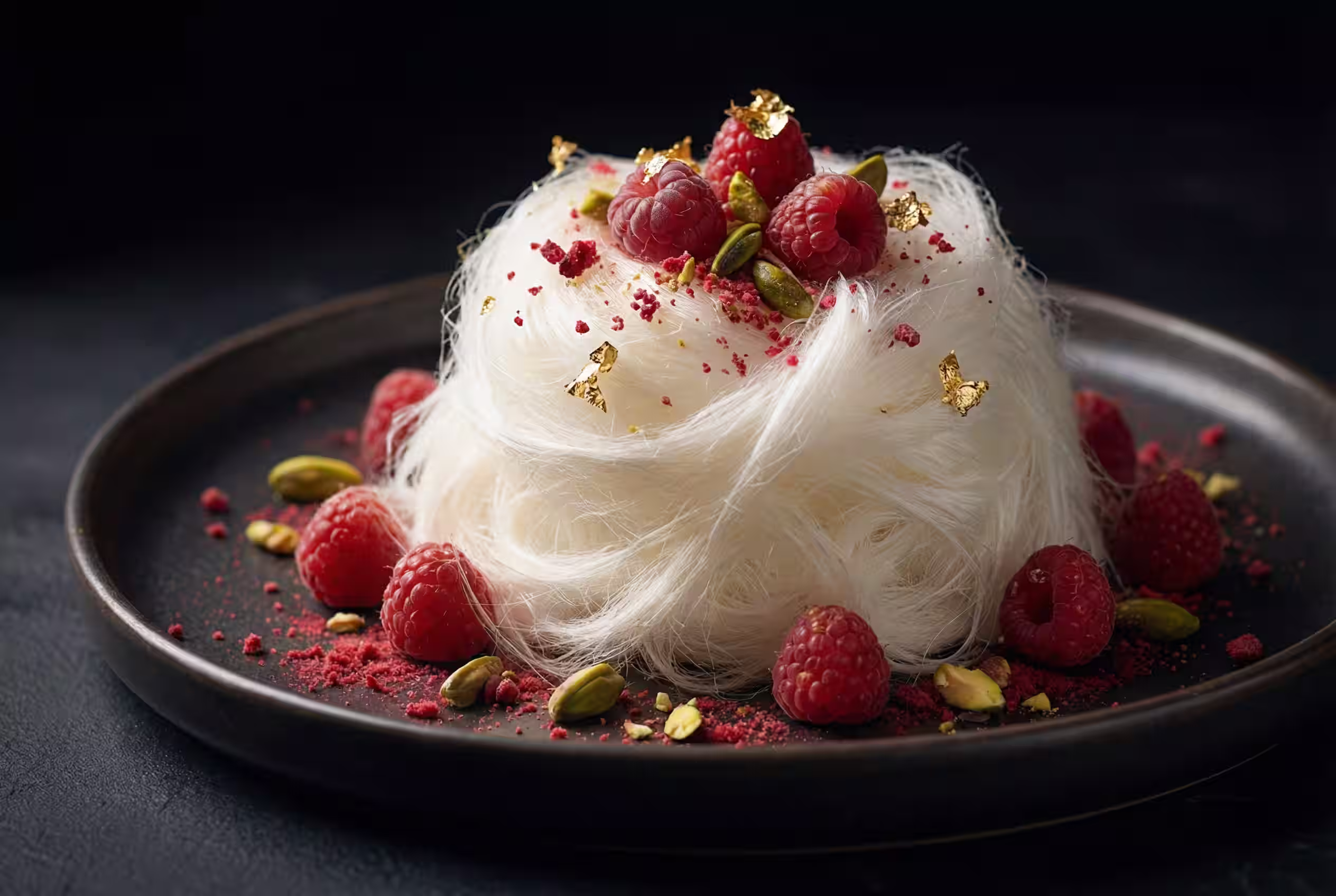 Wata turecka Pismaniye – unikalny deser weselny · Villa Mamma fine dining